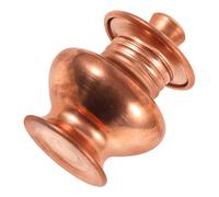 SUPVOX Tibetan Large Pure Copper Offering Bottle Miniature Buddha Supply Copper Desktop Ornament for Buddhism Theme Home Décor