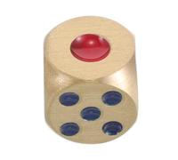 SUPVOX Tiny Brass Dice for Tabletop Games Unique DIY Metal Dice for Poker Parties and Board Games Versatile Gaming Accessories with Smooth Finish and Fine Craftsmanship