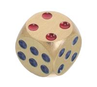 SUPVOX Tiny Painted Brass Dice for Tabletop Games Unique Metal Dice for Poker Parties DIY Projects and Educational Board Games