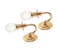 SUPVOX Tiny Wall Lamp for Mini House 1 Pair Miniature Led Wall Lamp 1:12 Scale Doll Decor for Dollhouses