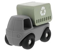 SUPVOX Toy Garbage Truck: Garbage Truck Simulation Toy For Toddlers - Friction Powered Vehicle - Push Pull Plastic Car For Kids - Trash Vehicle Model