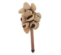SUPVOX Traditional African Wooden Hand Rattle Maracas Shaker Percussion Instrument Comfortable Grip Lightweight Design for Dance and Cultural Activities