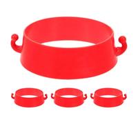 SUPVOX Traffic Cone Connector Rings for Safety Cone Accessories Plastic 4pcs Driveway Parking Management and Construction Zone Use