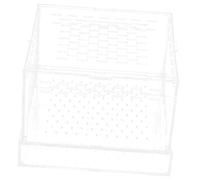 SUPVOX Transparent Breeding Box for Spiders Insects and Reptiles Habitat for Corn Snakes Frogs and Turtles Easy to Observe and Clean for Pet Enthusiasts