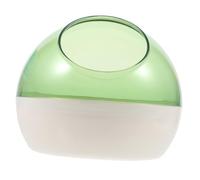 SUPVOX Transparent Hamster Sand Bath Box for Small Animals Plastic Sand Bath Container for Hamsters Mice Chinchillas Easy to Clean Small Pet Bathroom Tray