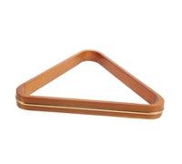 SUPVOX Triangle Billiard Ball Rack with Gold Edge Stable Pool Ball Fixing Frame for Standard Snooker and Pool Tables Table Accessory