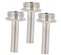 SUPVOX Trumpet Piston Stem Connecting Rod Stainless Steel 3pcs Replacement Accessories, Easy to Install and Rust-resistant, Silver Colour, Suitable for Trumpet Repairs and Maintenance
