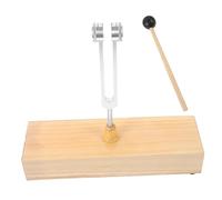 SUPVOX Tuning Fork Healing with Wooden Voice Box and Aluminum Alloy Fork Includes Mallet Hammer for Meditation Sound Therapy Stress Relief and Balance Exercises