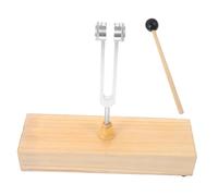 SUPVOX Tuning Fork with Wood Resonance Box and Percussion Mallet for Sound Healing, Promotes Relaxation with Portable Aluminum Alloy Design, for Meditation Practices and Balance
