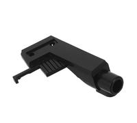 SUPVOX Turntable Headshell Cartridge Mount Replacement Accessory with Synthetic Red Stylus Needle Rack for Vinyl Record Players Phonograph Needle Repair Part