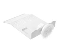 SUPVOX Turtle Basking Platform with Suction Cups, White Medium Plastic Reptile Climbing Dock for Aquarium and Terrarium, Aquatic Turtle and African Dwarf Frog Habitat Accessory