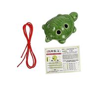 SUPVOX Turtle Shape Ocarina Flute for Beginners with Accurate Tone and Beautiful Natural Sounds, Made of Sturdy Synthetic Material, Includes Lanyard for Convenient Carrying, for Musical Random Color