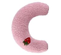 SUPVOX U-shaped Cat Neck Pillow Plush Kitten Head Cushion for Deep Sleep, Soft Pink Pet Rest Pillow Suitable for Indoor Cats and Kittens