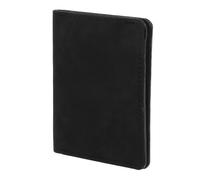 SUPVOX Ultra-Thin Mini Wallet Card Holder for Men and Women Vertical Multi-Card Driving License and Business Card Organizer Black Minimalist for Travel
