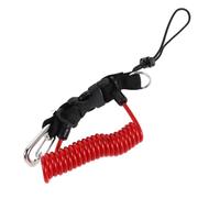 SUPVOX Underwater Camera Loss Rope Spring Coiled Lanyard Stainless Steel Safety Cable for Diving Camera Housing Carry Lanyard Use While Scuba Diving