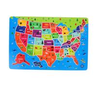 SUPVOX United States Educational Jigsaw Puzzle for Boys and Girls Geography Learning Toy Us States and World Maps Fun Stem Activity for Boys and Girls Ages