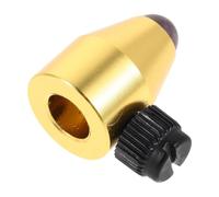 SUPVOX Universal Crystal Tuning Fork Feet Replacement round Chalcedony Base, Aluminium Alloy Musical Instrument Repair Part for Meditation and Stress Relief