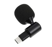 SUPVOX USB C Microphone with Sponge Cover for Live Streaming Gaming Voice Calls Lightweight Portable Type C Mic Compatible with Phone Laptop Tablet Conference and Stage Performance