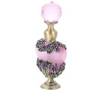 SUPVOX Vintage 5ml Retro Painted Glass Perfume Bottle, Refillable Essential Oil Container with Butterfly Cap, Middle Eastern Style Scent Atomizer for Home Décor and Fragrance Storage