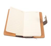 SUPVOX Vintage A6 Notebook with Lock, 200-Page Imitation Leather Journal Book, Retro Thick Diary for Travel, Student Writing Notepad, Agenda Planning and Creative Scrapbook