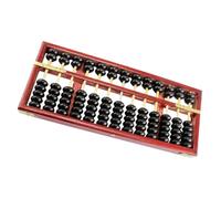 SUPVOX Vintage Decorative Wooden Abacus Column Arithmetic Counting Tool for Adults and Wood Material School Supplies for Early Mathematics Learning