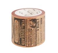 SUPVOX Vintage Washi Tape Decorative Wide Washi Masking Tape for DIY Scrapbooking Art Crafts 40mm