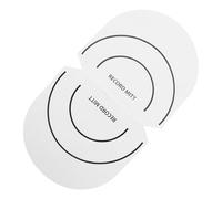 SUPVOX Vinyl Record Care Supplies White Vinyl Slipmat Static Mitt for Record Cleaning and Protection