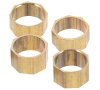 SUPVOX Violin Bow End Screw Rings Copper Upper and Lower Rings Precision Parts for Violin and Bow Tail Compatible with Various String Instruments