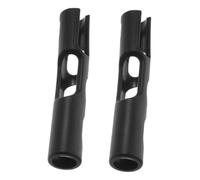 SUPVOX Violin Bow Grip Corrector Finger Protection Black Rubber 2pcs Posture Aid Enhancing Playing Technique for Beginners Suitable for 1/8-1/10 Violins