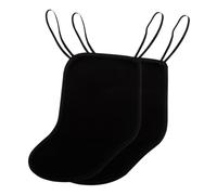 SUPVOX Violin Shoulder Rest Pads 2pcs Black Velvet Cushion for 4/4-4/3 Violins Adjustable Chin Rest Accessories for Enhanced Comfort and Support