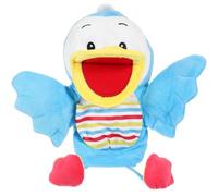 SUPVOX Vivid Plush Duck Hand Puppet with Movable Mouth for Interactive Storytelling Soft Stuffed Animal for Enhances Motor Skills and Creativity