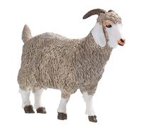 SUPVOX Vivid Simulated Sheep Ornament Solid Animal Model for Farm Scene Decoration Creative Boys and Light Grey