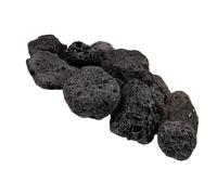 SUPVOX Volcanic Stone Aquarium Decorations 300g Pack 2-4cm Porous Natural Black Lava Rocks for Fish Tank Landscaping and Potted Plant Soil Drainage