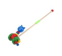 SUPVOX Walker Push Wooden Cartoon Animal Design for Imagination Cognitive Development Lightweight and Easy to Push for Motor Skills and Family Fun