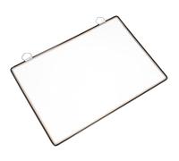 SUPVOX Wall Mounted Hanging File Organizer Box A4 Thickened Plastic Document Holder with Black Frame, over The Door Folder Storage for Office and Home Desk Organization