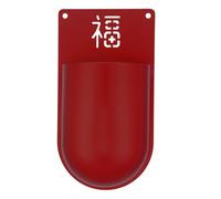 SUPVOX Wall-mounted Hanging Incense Holder Red with Adhesive Back, Vertical Antique Incense Burner Stick Holder for Home Worship and Feng Shui, 1pcs Fragrance Aroma Burner for Buddhist