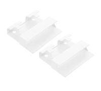 SUPVOX Wall Mounted Mobile Phone Charging Stand 2pcs White Plastic