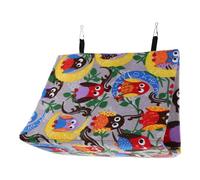 SUPVOX Warm Cotton Parrot Bed Hammock Tent for Cockatiels Quakers and Parakeets Soft Hanging Bird Nest House with Easy Installation Year Sleeping Hideaway for Various Parrot Species