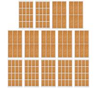 SUPVOX Water Resistant Cork Labels for Bottles and Boxes, Easy Peel Multifunctional Storage Stickers for Refrigerator Organisation and Breast Milk Storage, 22 Pieces