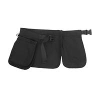 SUPVOX Water-Resistant Multi- Tool Belt Adjustable Waist Pack for Outdoor Sports and Gardening Black Fanny Pack with Large and Small Pouches for Running and Work Storage