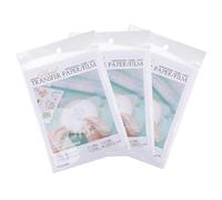 SUPVOX Water Soluble Embroidery Transfer Paper 12pcs Set with Stick and Stitch Stabilizer for DIY Shirt Canvas Shoes Clothes, 25x25cm Sheets, Portable Sewing Supplies for Hand and Machine