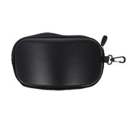 SUPVOX Waterproof Arc-Shaped Ski Goggles Case with Zipper, Shockproof Hard Shell Glasses Box for Snowboard and Ski Travel, Black Eyewear Storage Holder