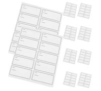 SUPVOX Waterproof Oilproof Rectangular Date Labels 60x30mm, 100pcs Removable Self-Adhesive Multipurpose Food and Bottle Stickers for Office and Kitchen Storage