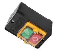 SUPVOX Waterproof Push Button Switch 220v 380v 10a Copper Motor Start Stop Switch for Drill Presses and Heavy-duty Workshop Machinery, Suitable for Workshop Use