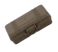 SUPVOX Waterproof Tactical Equipment Storage Box with Three-Layer Foam Lining, Matte PP Plastic Tool Case for Outdoor Survival and Electronic Device Protection