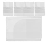 SUPVOX Waterproof Travel Document Organizers 5pcs Set with Frosted Multi-Card Slots and Wear-Resistant Passport Holders for Students and Travelers