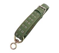 SUPVOX Wear Resistant Adjustable Cattle Collar for Livestock Thick Neck Strap for Cow Ox Sheep Horse Safe Animal Husbandry Supply Medium Green