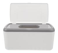 SUPVOX Wet Wipes Holder Tissue Box Cover, Plastic Dustproof Lid Large Capacity Storage Case for Wet and Dry Wipes, Home Office Desktop Tissue Organizer