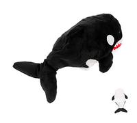 SUPVOX Whale Hand Puppet Toy for Kids Movable Mouth Plush Sea Animal Puppet for Storytelling and Role Play Educational Toy for Toddlers and Preschoolers