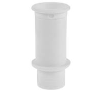SUPVOX White Pp Boat Thru Hull Fitting for Bilge Water Drainage with Highspeed Drainage and Exceptional Resistance against Salt and Alkali, Marine Sailing Yacht Floor Deck Accessory